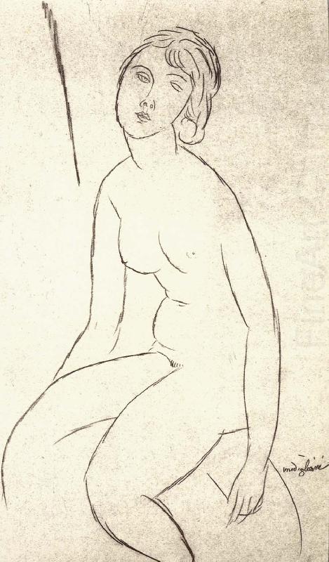 Seated Nude, Amedeo Modigliani